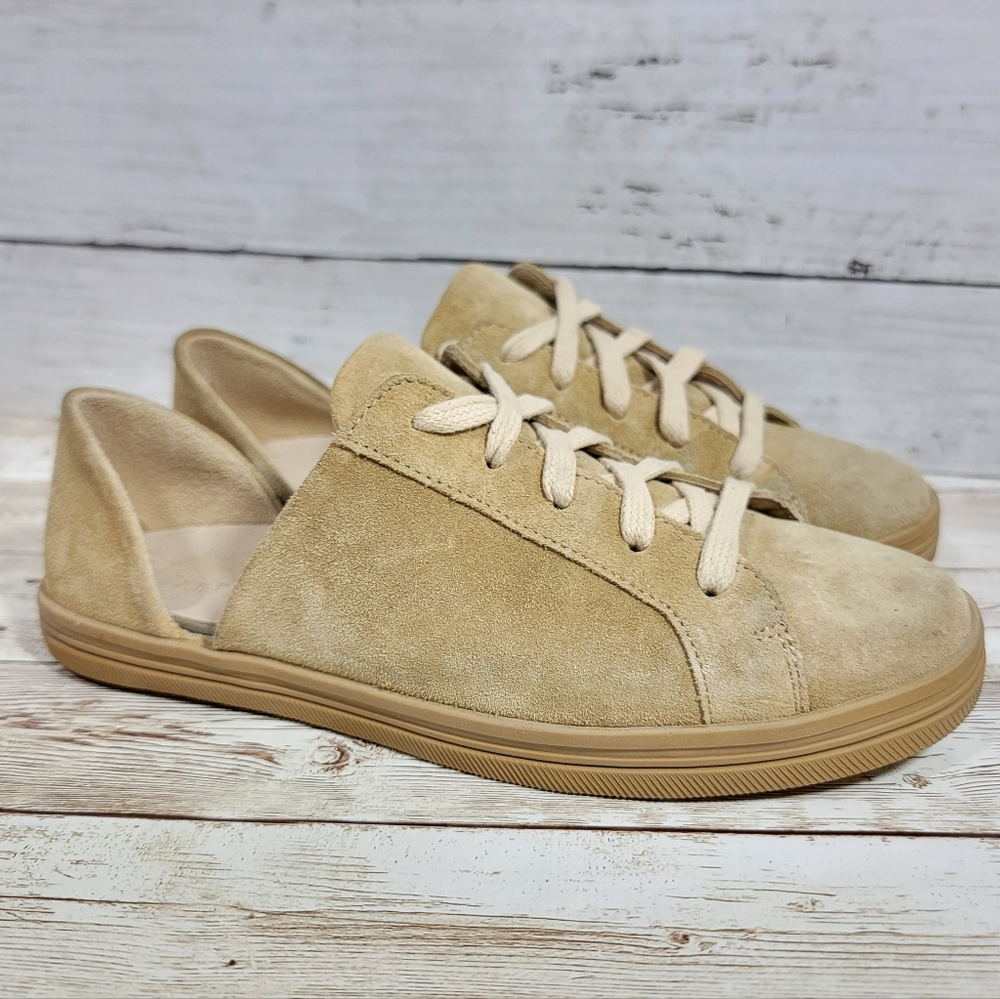 Freda Salvador Eda D'orsay Sneakers In Stucco Suede US W 5